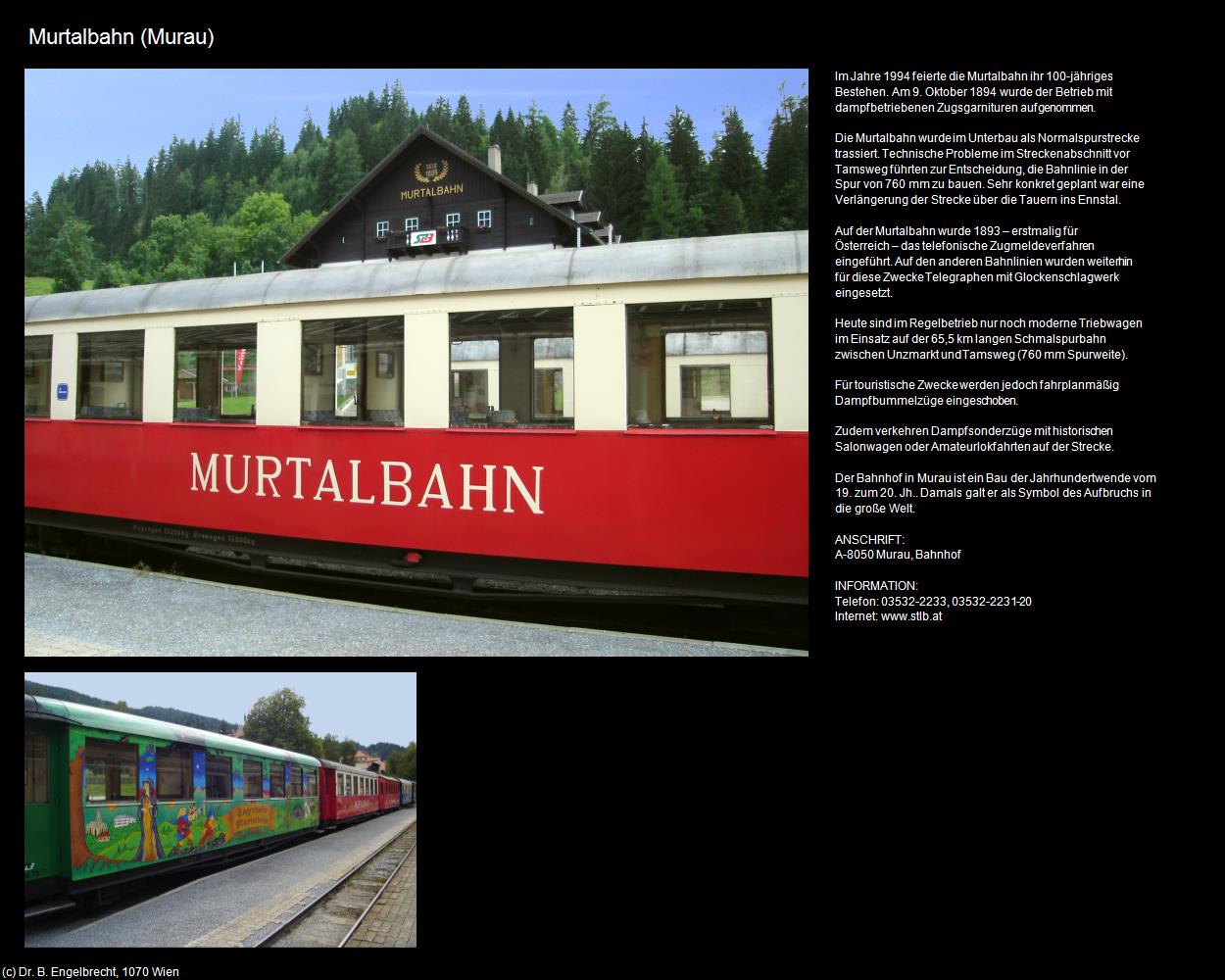 Murtalbahn (Murau) in Kulturatlas-STEIERMARK