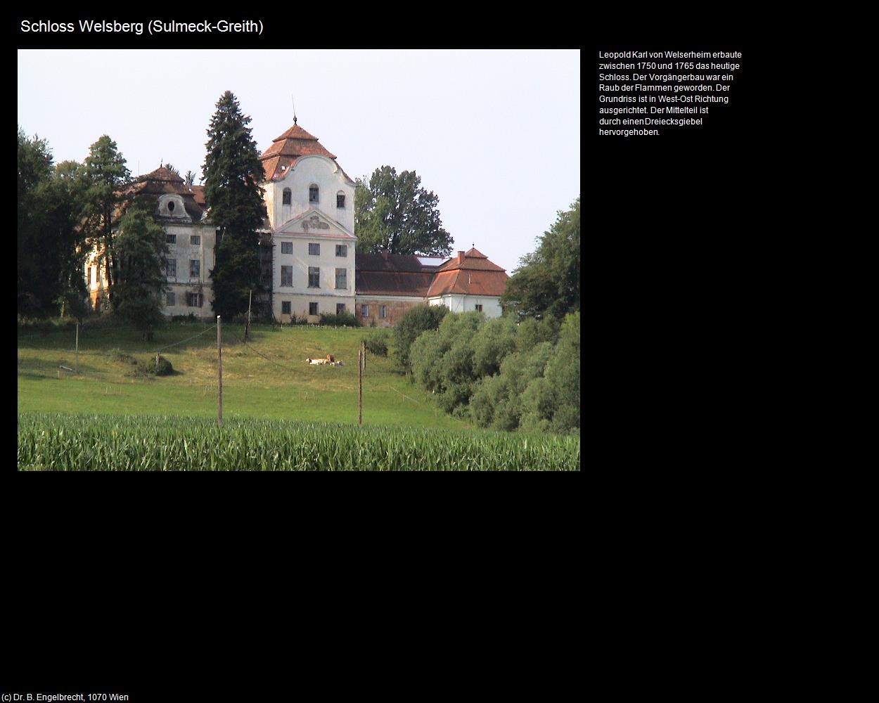 Schloss Welsberg (Gasseldorf) in Kulturatlas-STEIERMARK