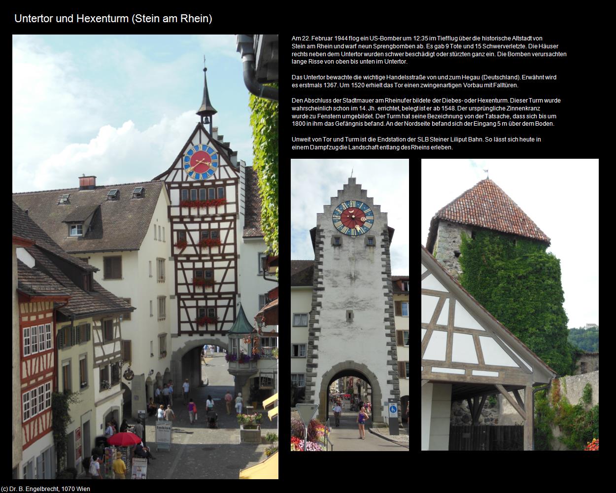 Untertor und Hexenturm  (Stein am Rhein) in SCHWEIZ