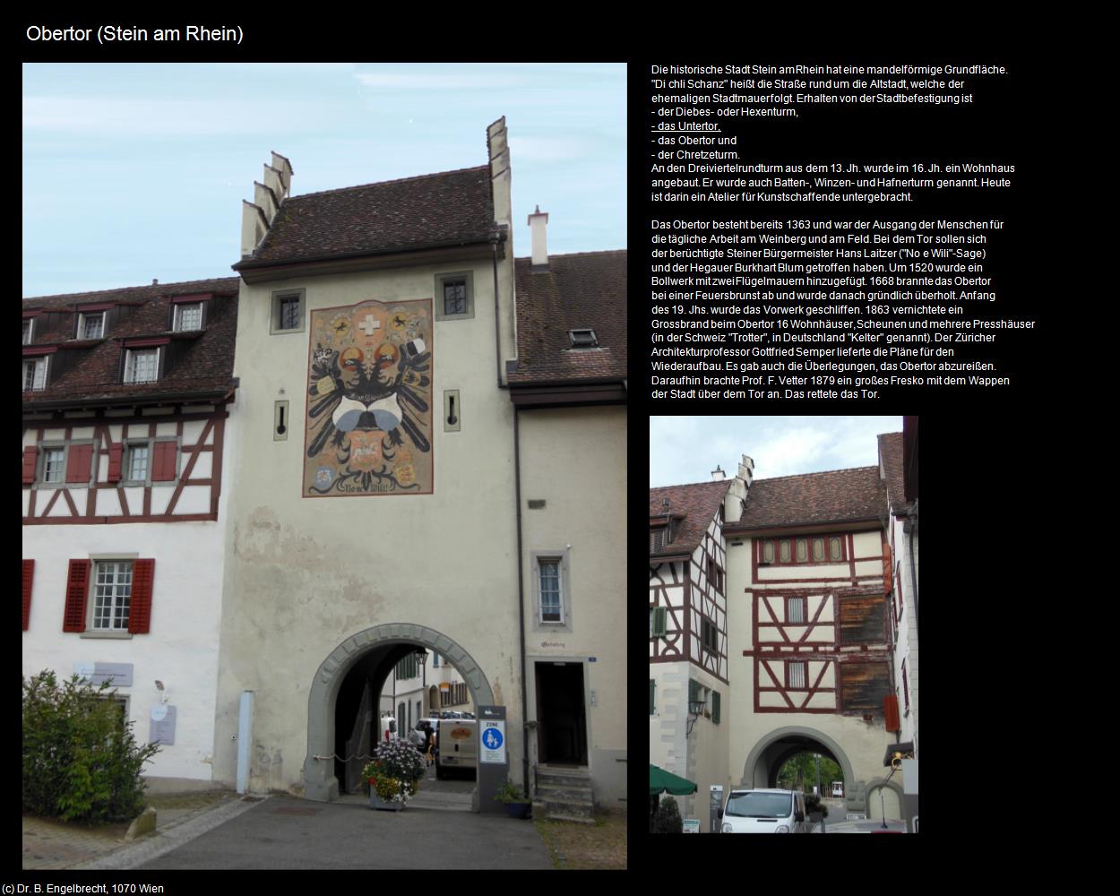 Obertor (Stein am Rhein) in SCHWEIZ(c)B.Engelbrecht