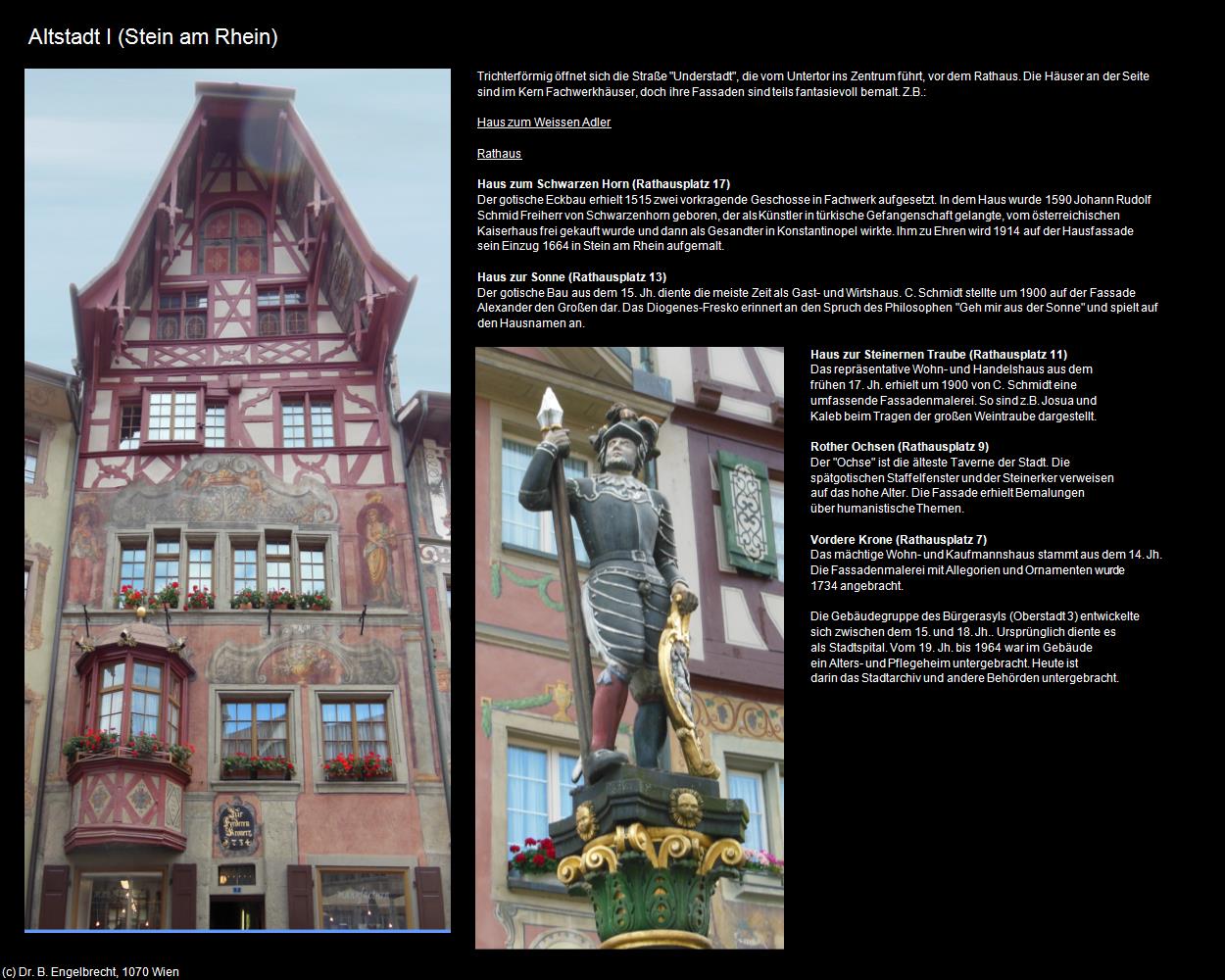 Altstadt I (Stein am Rhein) in SCHWEIZ(c)B.Engelbrecht