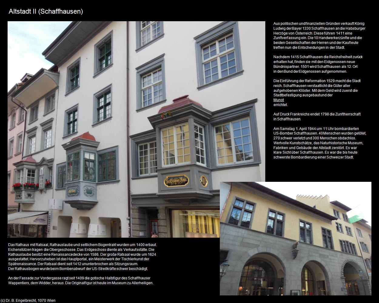 Altstadt II (Schaffhausen) in SCHWEIZ(c)B.Engelbrecht