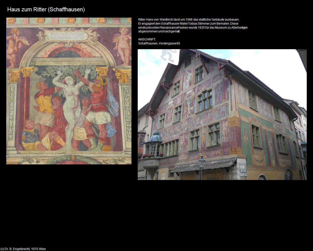 Haus zum Ritter (Schaffhausen) in SCHWEIZ