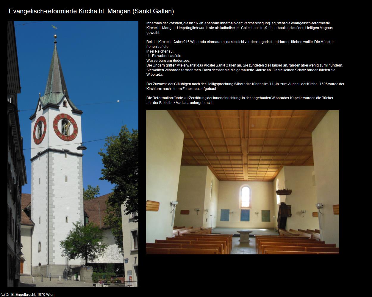 Evang.-reformierte Kirche hl. Mangen (Sankt Gallen) in SCHWEIZ(c)B.Engelbrecht