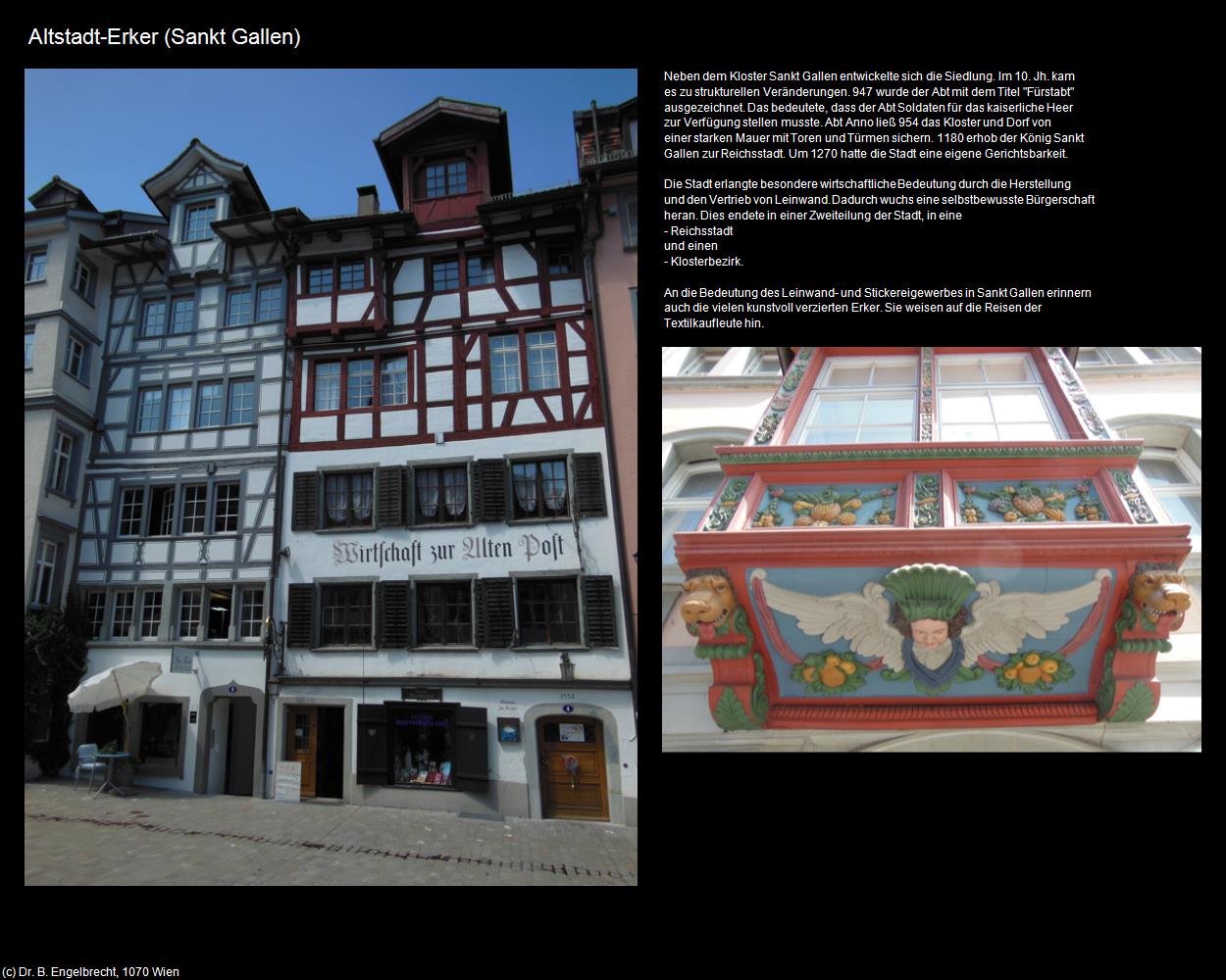 Altstadt-Erker (Sankt Gallen) in SCHWEIZ