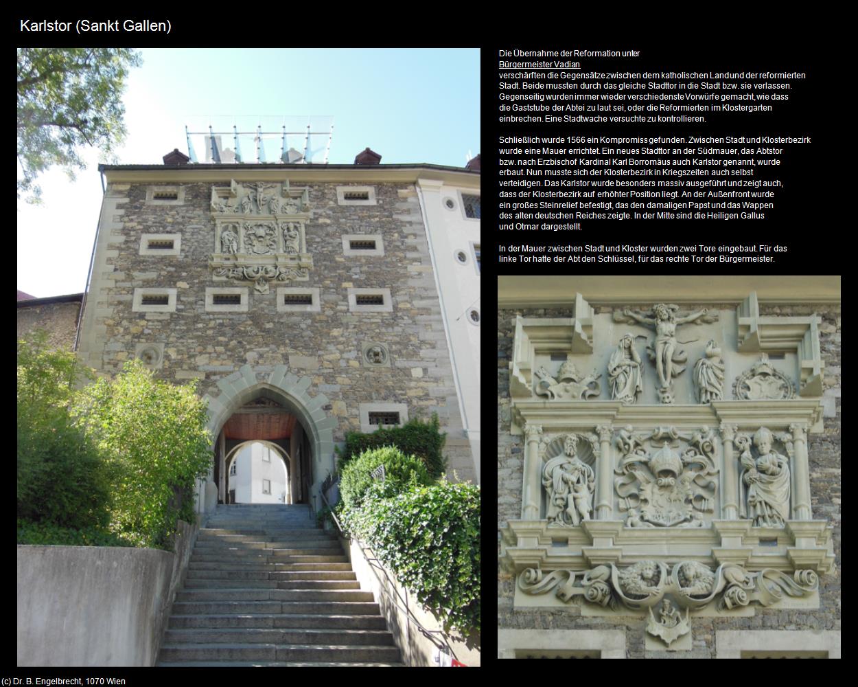 Karlstor (Sankt Gallen) in SCHWEIZ(c)B.Engelbrecht