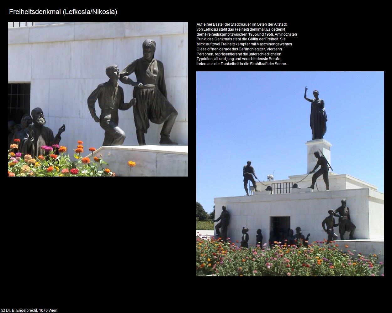 Freiheitsdenkmal (Lefkosia-Nikosia/CY) in ZYPERN-Insel der Aphrodite