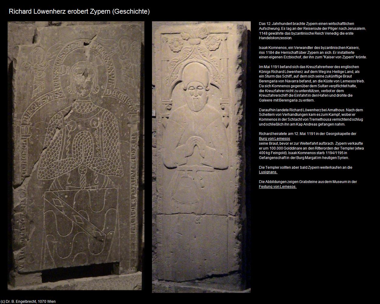 Richard Löwenherz erobert Zypern (Lemesos) in ZYPERN-Insel der Aphrodite(c)B.Engelbrecht