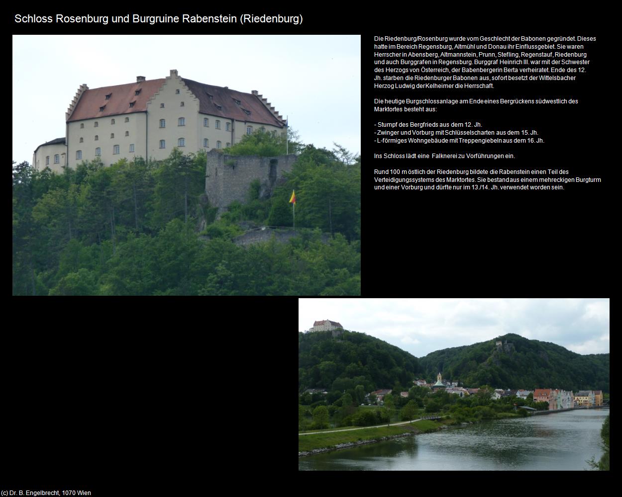 Schloss Rosenburg und Burgruine Rabenstein  (Riedenburg) in Kulturatlas-BAYERN