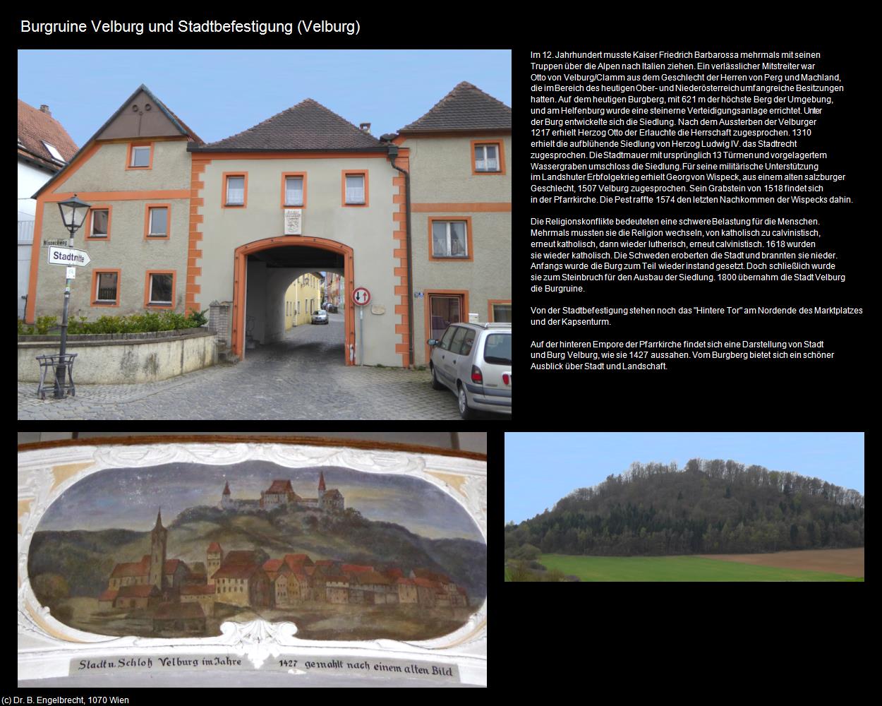 Burgruine Velburg und Stadtbefestigung (Velburg) in Kulturatlas-BAYERN