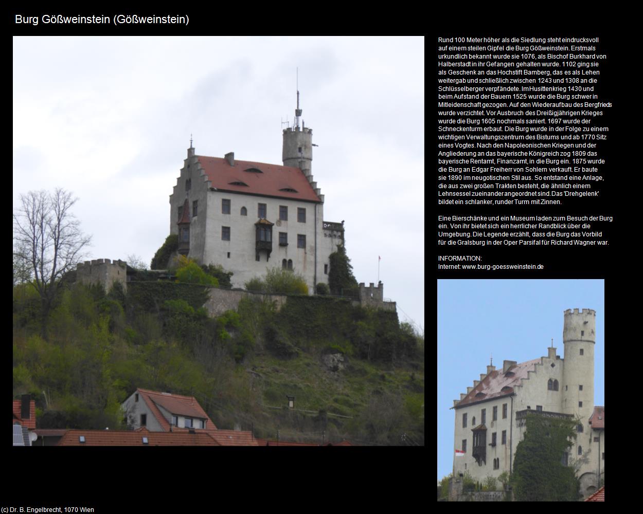 Burg Gößweinstein  (Gößweinstein) in Kulturatlas-BAYERN