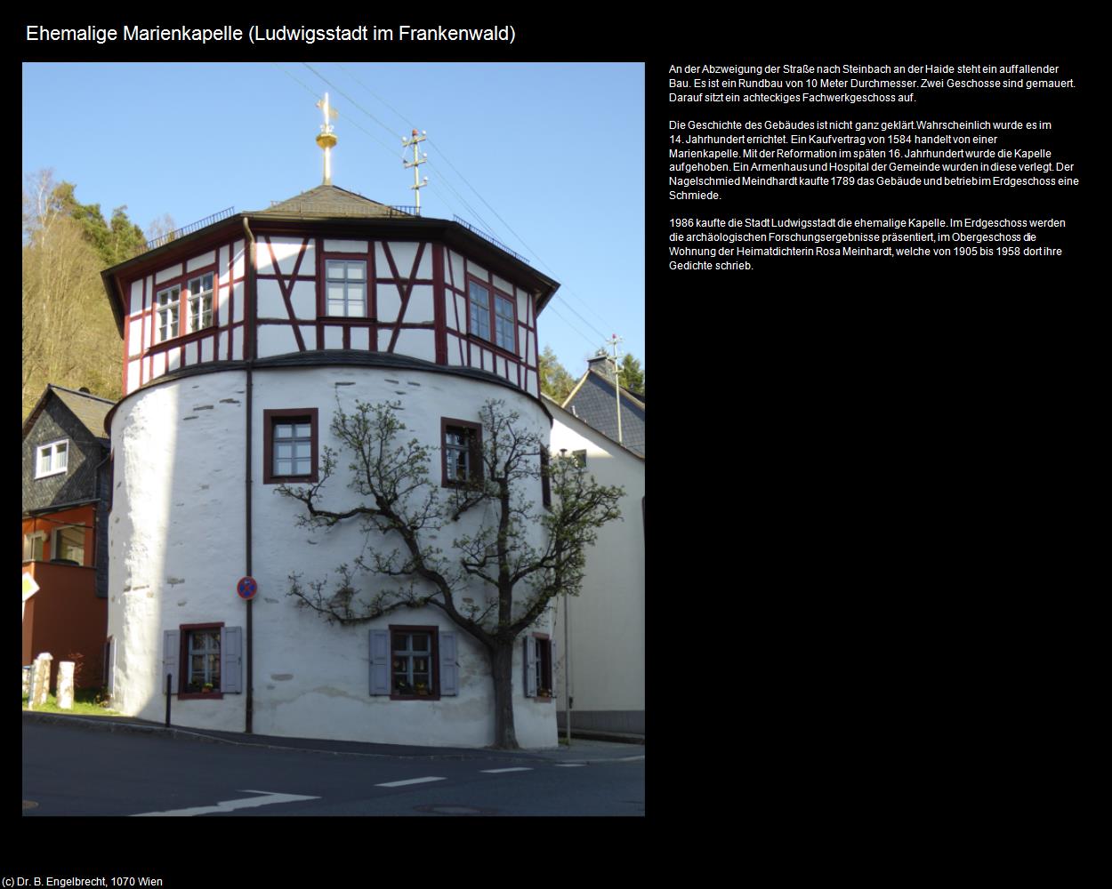Ehem. Marienkapelle (Ludwigsstadt im Frankenwald) in Kulturatlas-BAYERN