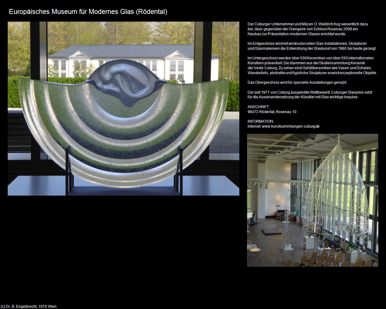Europäisches Museum für Modernes Glas (Rödental) in Kulturatlas-BAYERN