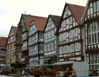Marktplatz mit Rolandsbrunnen (Fritzlar)