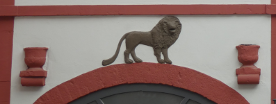 Marktplatz mit Gasthof zum L&ouml;wen (Michelstadt)