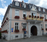 Marktplatz mit Gasthof zum L&ouml;wen (Michelstadt)