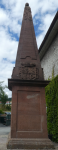 Obelisk bei der steinernen Br&uuml;cke &uuml;ber die Ohm (Am&ouml;neburg)