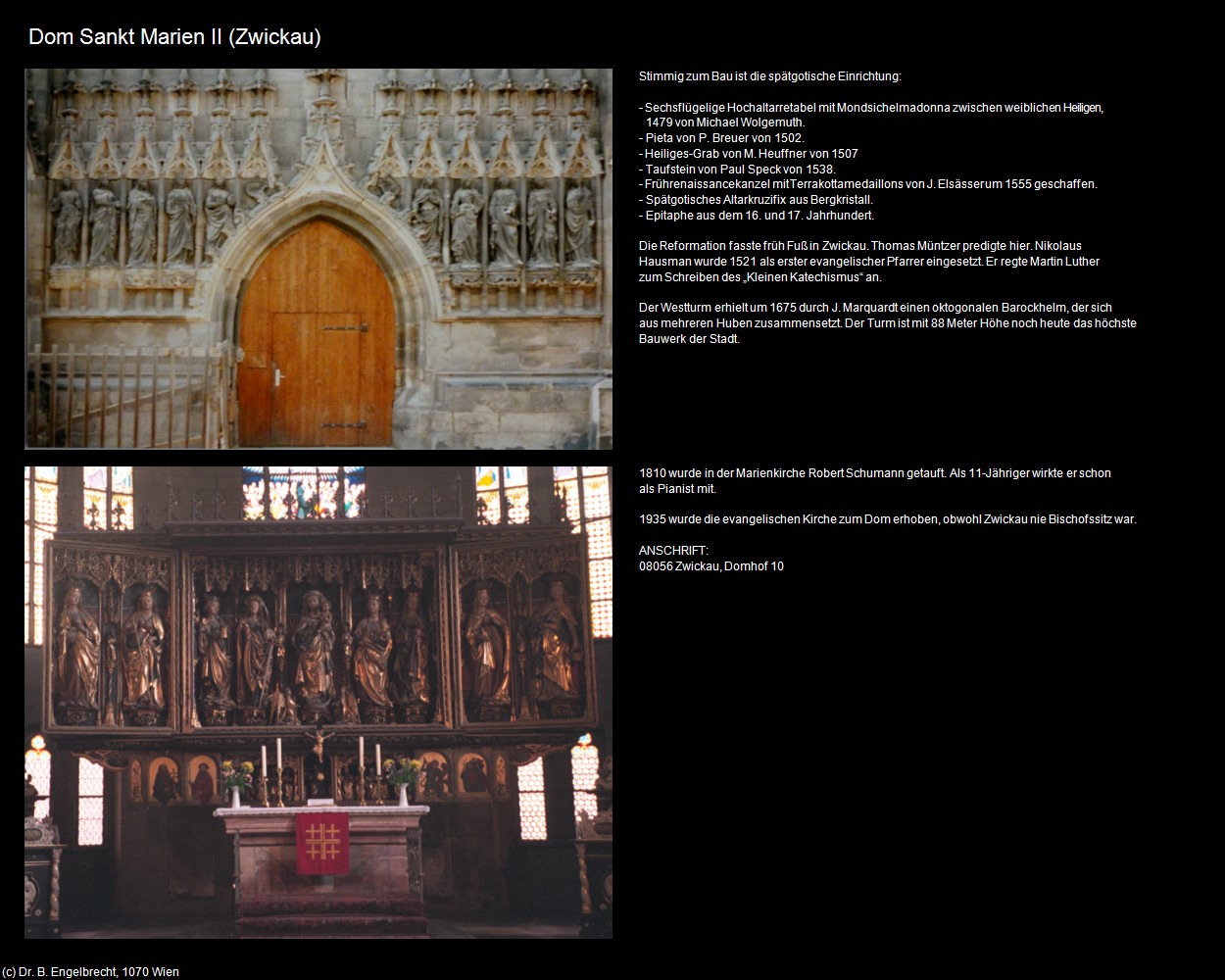 Dom Sankt Marien II (Zwickau) in Kulturatlas-SACHSEN