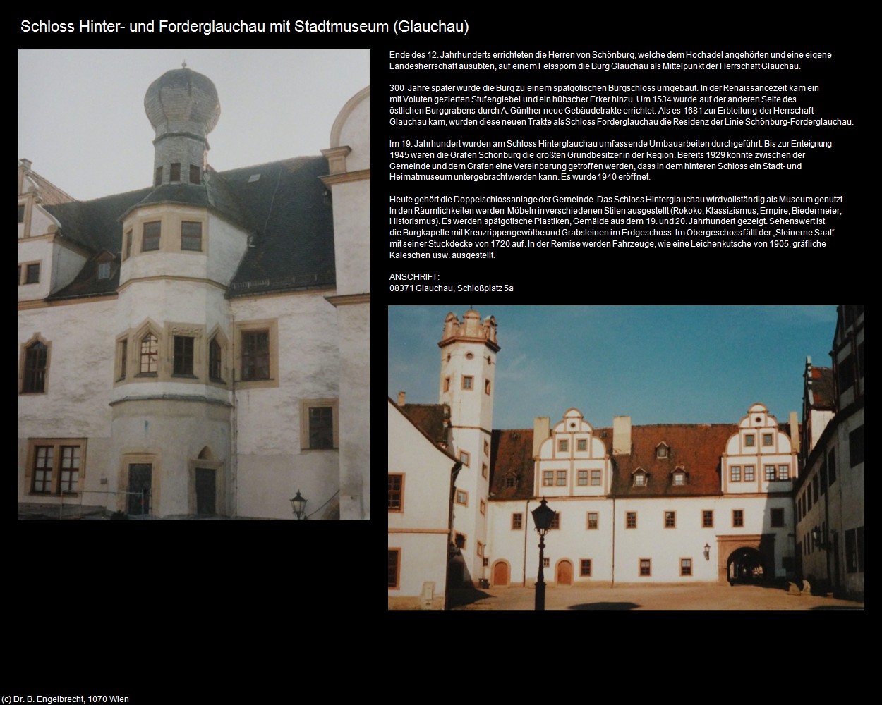 Schloss Glauchau mit Stadtmuseum (Glauchau) in Kulturatlas-SACHSEN