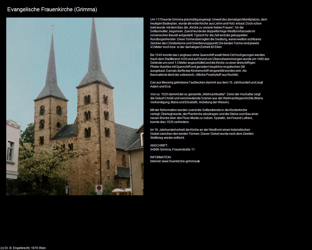 Ev. Frauenkirche (Grimma) in Kulturatlas-SACHSEN