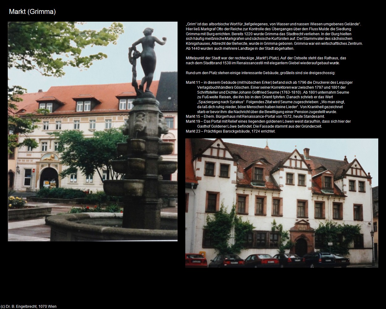 Markt (Grimma) in Kulturatlas-SACHSEN