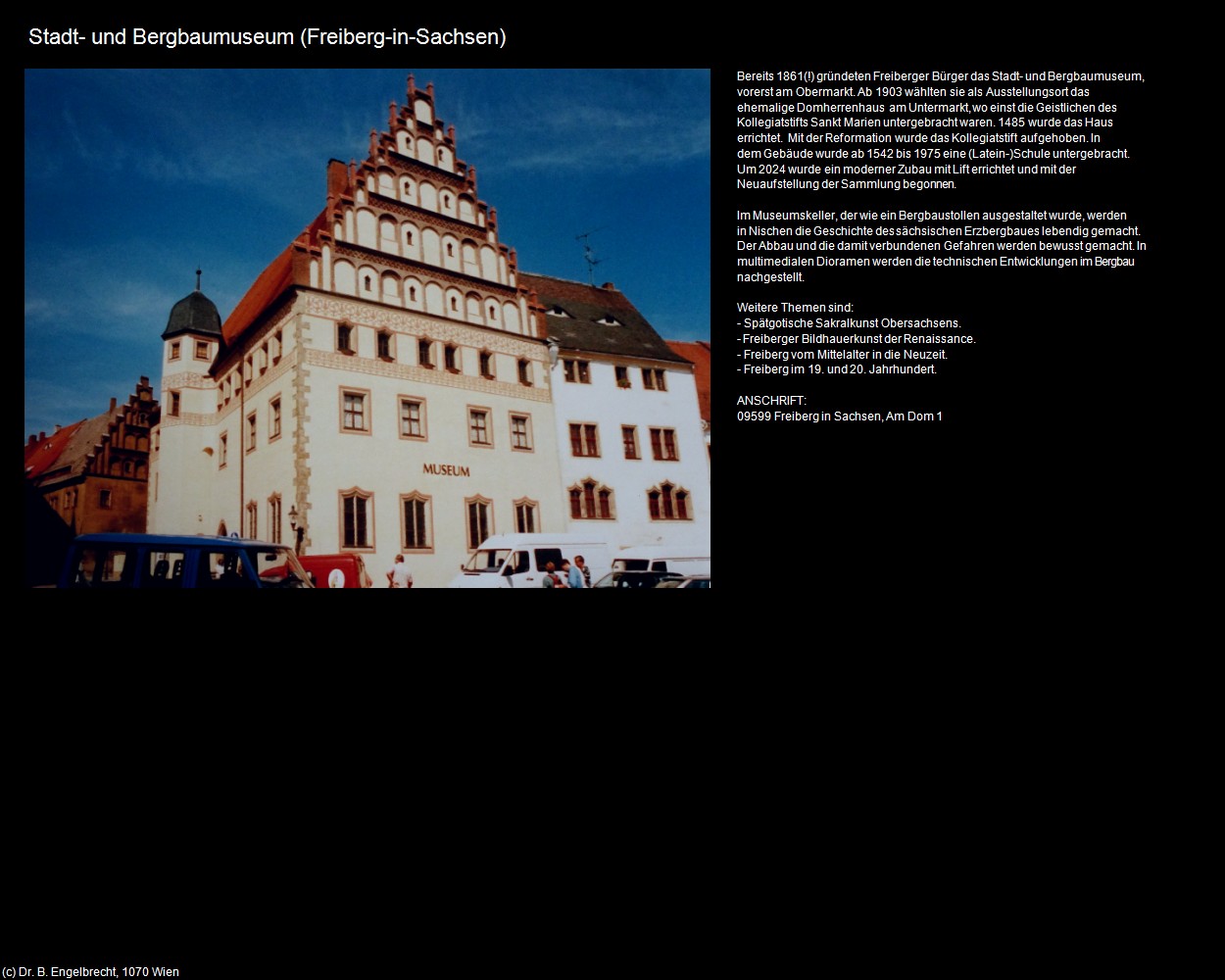 Stadt- und Bergbaumuseum (Freiberg-in-Sachsen) in Kulturatlas-SACHSEN