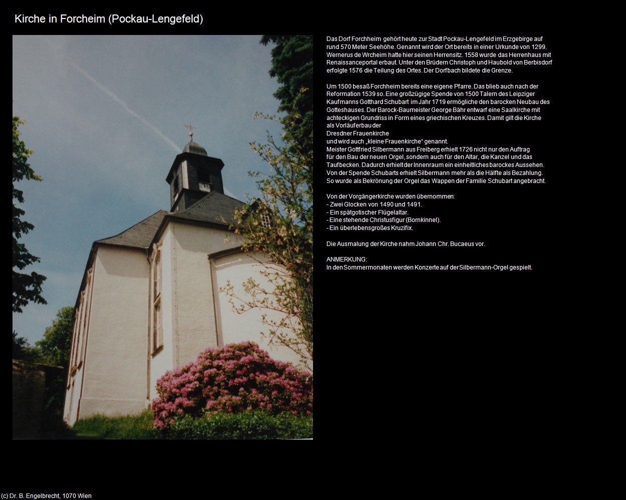 Kirche in Forcheim  (Pockau-Lengefeld) in Kulturatlas-SACHSEN