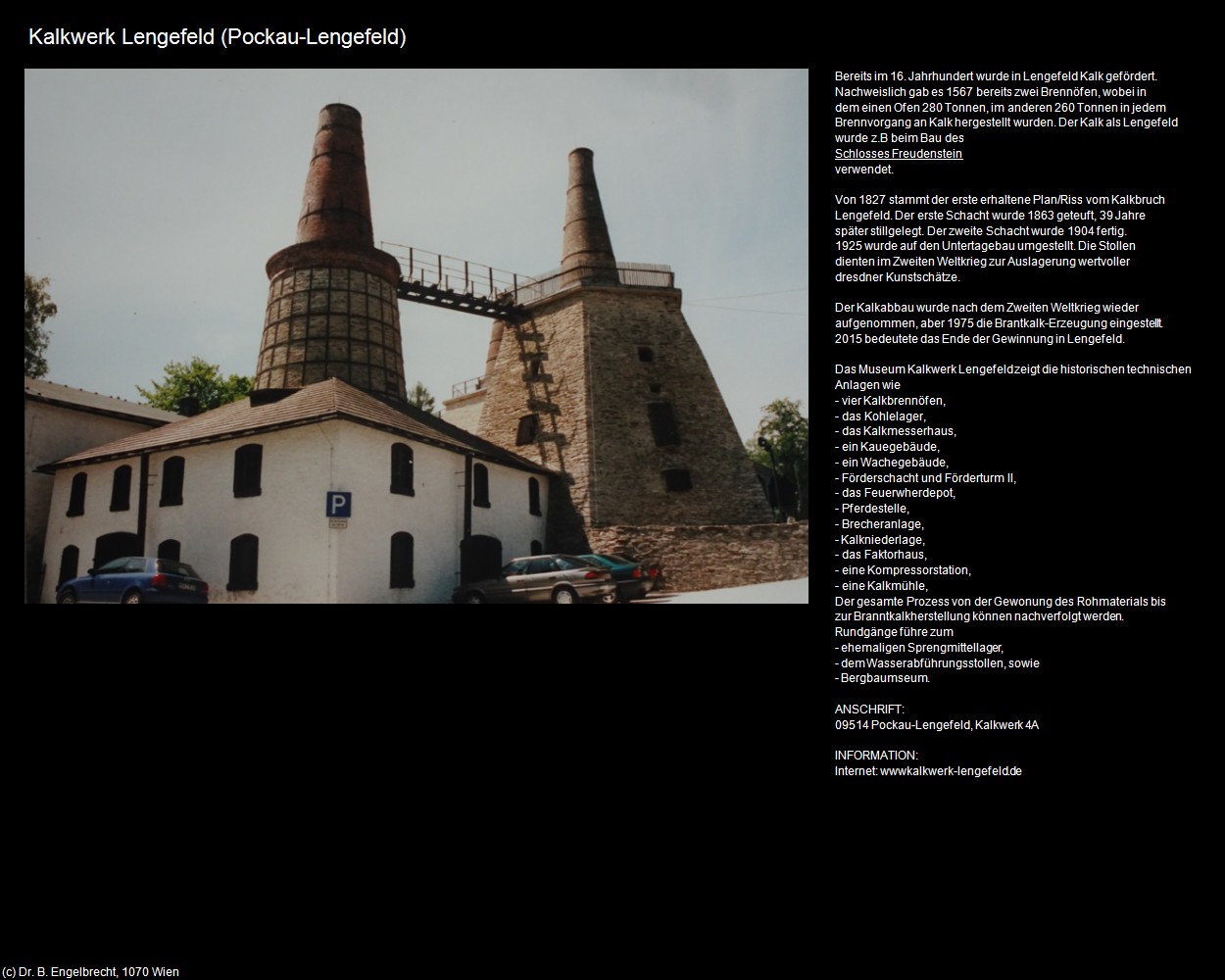 Kalkwerk Lengefeld (Pockau-Lengefeld) in Kulturatlas-SACHSEN(c)B.Engelbrecht