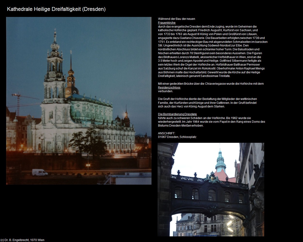 Kathedrale Hl. Dreifaltigkeit (Dresden) in Kulturatlas-SACHSEN(c)B.Engelbrecht