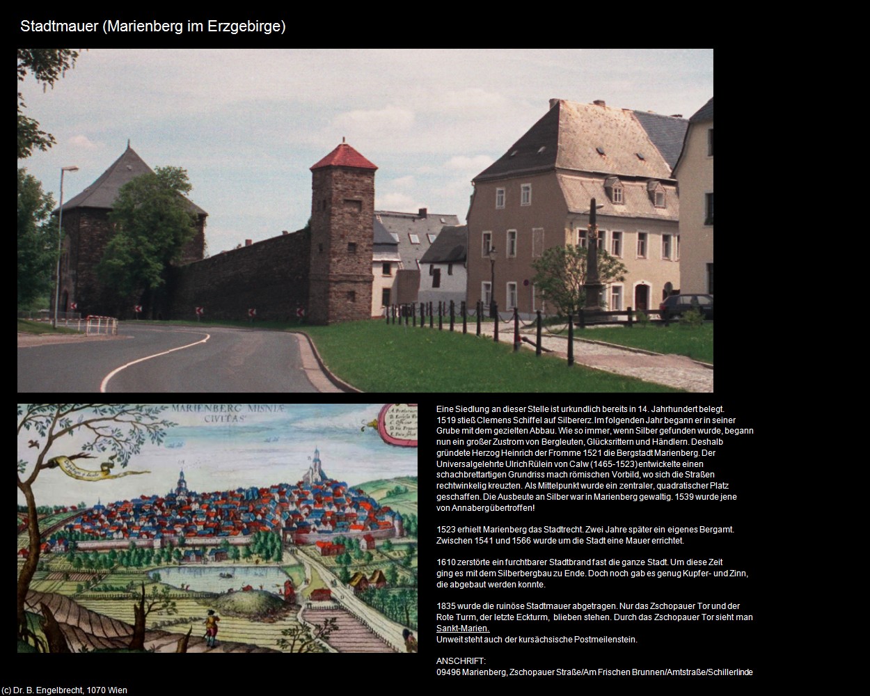 Stadtmauer (Marienberg) in Kulturatlas-SACHSEN(c)B.Engelbrecht