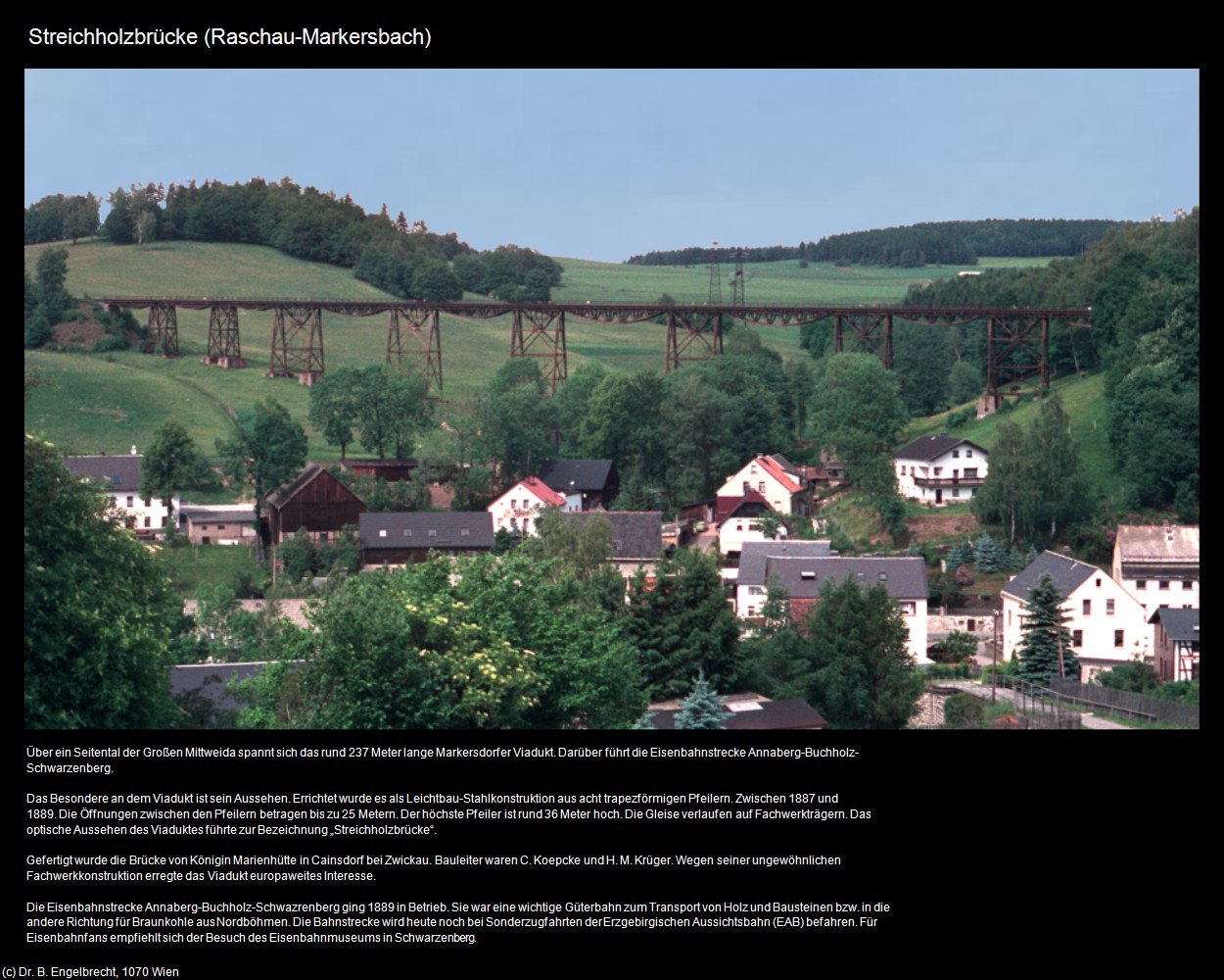 Streichholzbrücke (Raschau-Markersbach) in Kulturatlas-SACHSEN