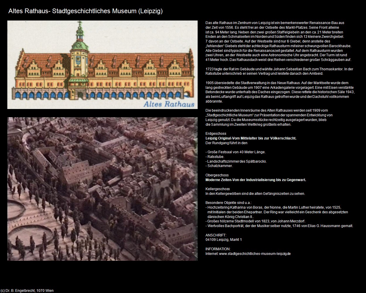 Altes Rathaus-Stadtgeschichtliches Museum (Leipzig) in Kulturatlas-SACHSEN