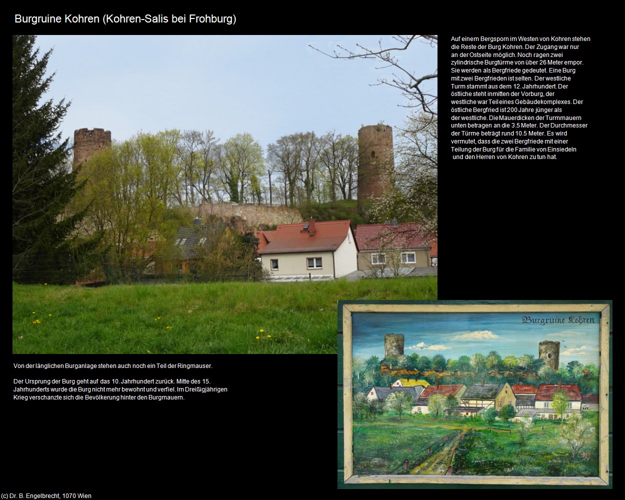 Burgruine Kohren (Kohren-Salis bei Frohburg) in Kulturatlas-SACHSEN