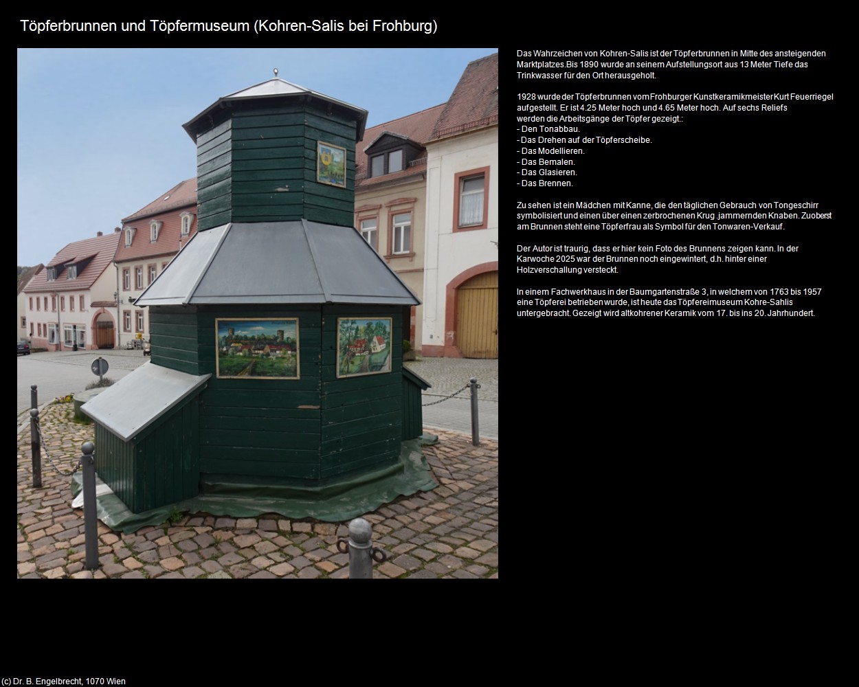 Töpferbrunnen und Töpfermuseum (Kohren-Salis bei Frohburg) in Kulturatlas-SACHSEN