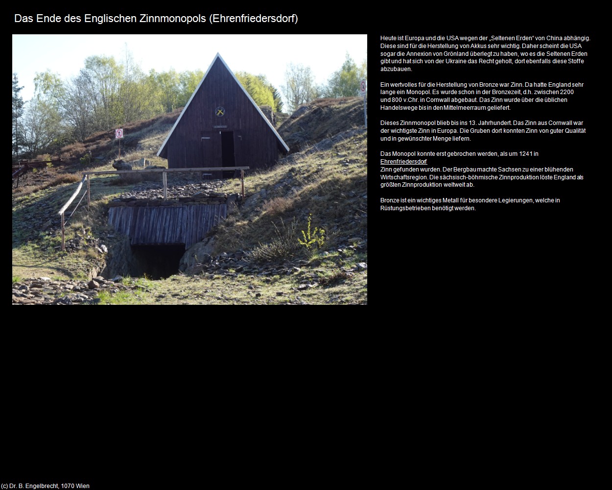 Das Ende des Englischen Zinnmonopols (Ehrenfriedersdorf) in Kulturatlas-SACHSEN(c)B.Engelbrecht
