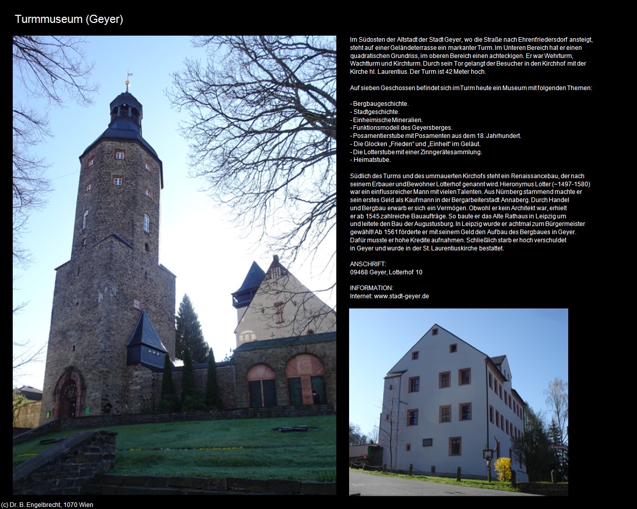 Turmmuseum (Geyer) in Kulturatlas-SACHSEN
