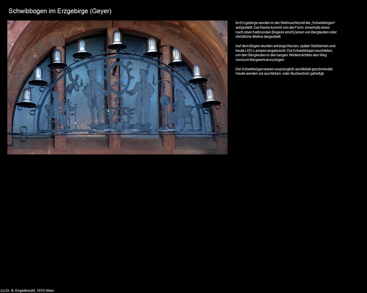 Schwibbogen im Erzgebirge (Geyer) in Kulturatlas-SACHSEN
