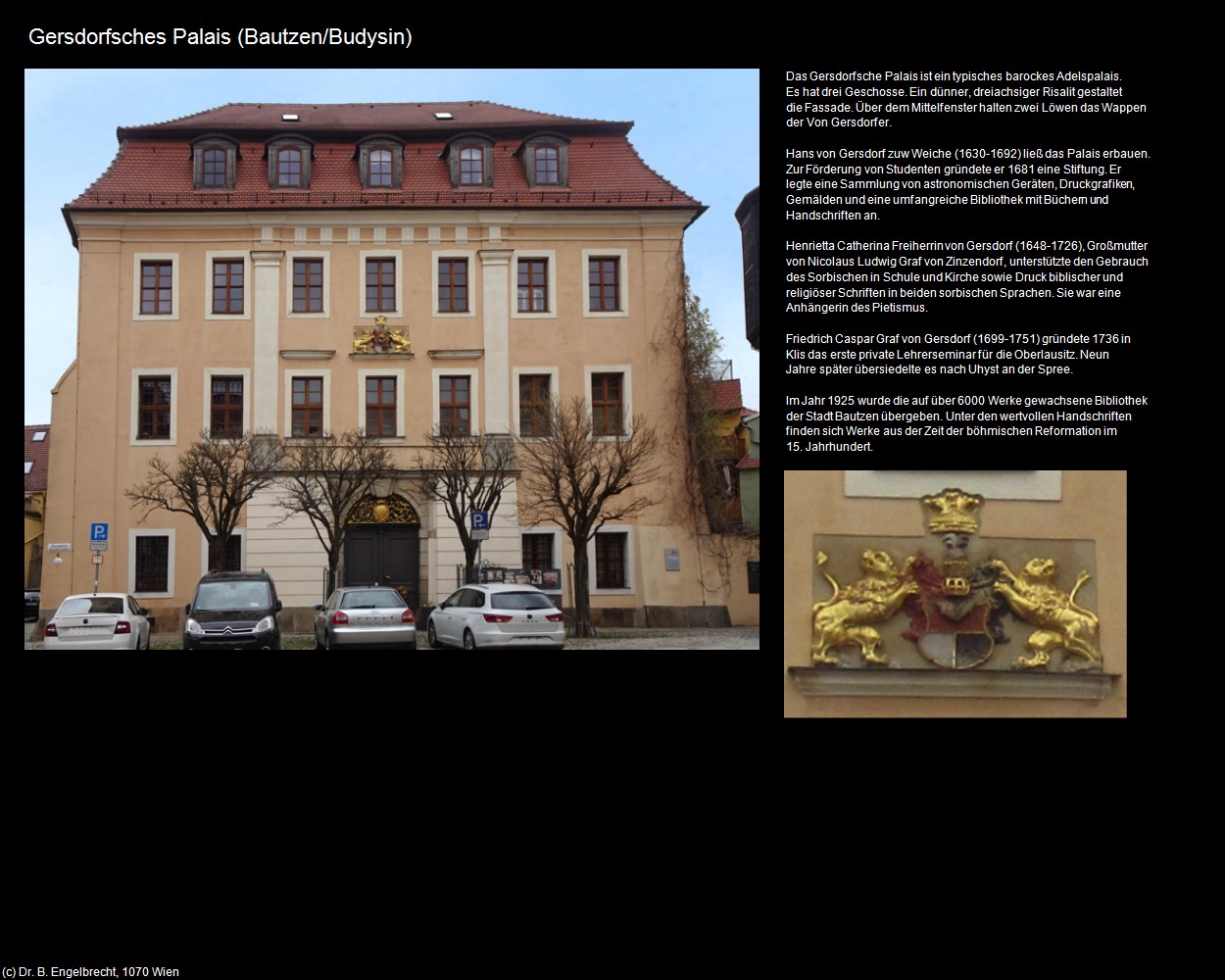 Gersdorfsches Palais (Bautzen/Budysin) in Kulturatlas-SACHSEN