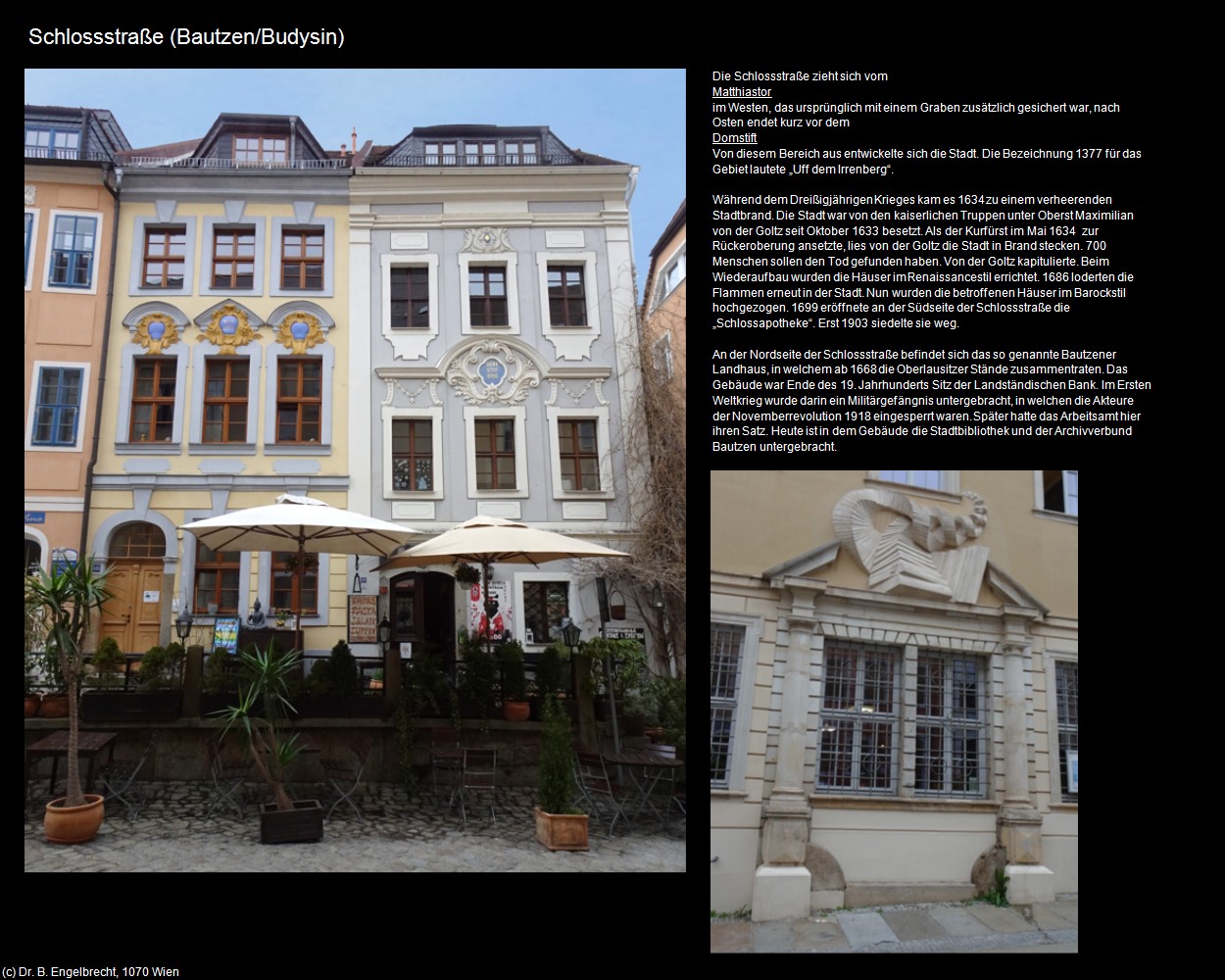 Schlossstraße (Bautzen/Budysin) in Kulturatlas-SACHSEN(c)B.Engelbrecht
