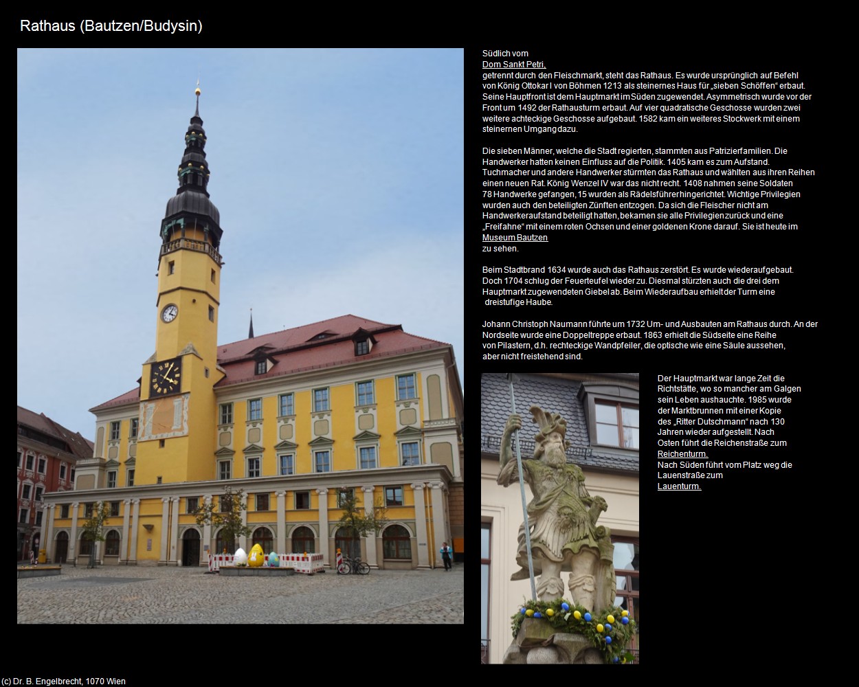Rathaus (Bautzen/Budysin) in Kulturatlas-SACHSEN(c)B.Engelbrecht