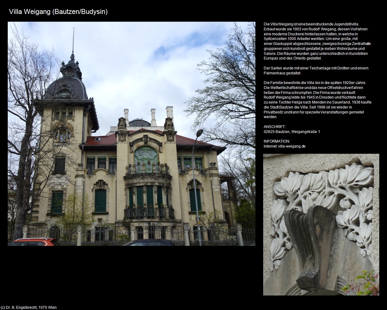 Villa Weigang (Bautzen/Budysin) in Kulturatlas-SACHSEN