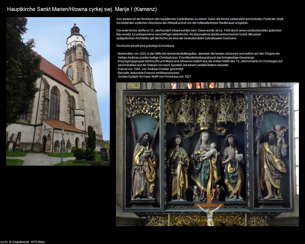 Hauptkirche Sankt Marien I (Kamenz) in Kulturatlas-SACHSEN