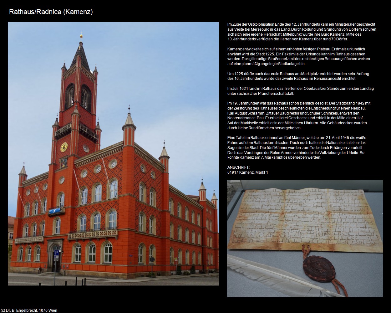 Rathaus  (Kamenz) in Kulturatlas-SACHSEN