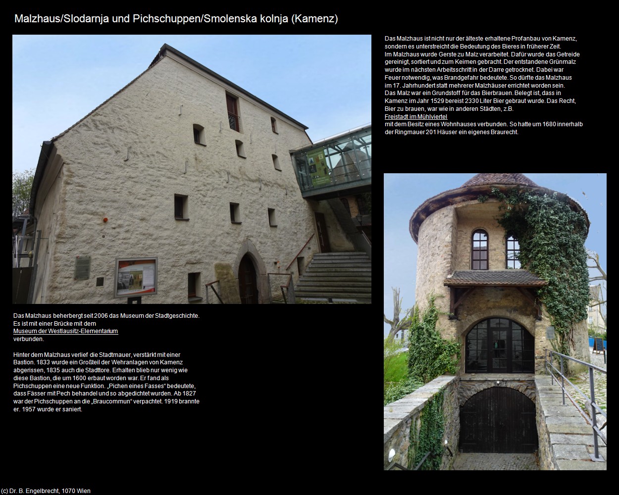Malzhaus und Pichschuppen (Kamenz) in Kulturatlas-SACHSEN(c)B.Engelbrecht