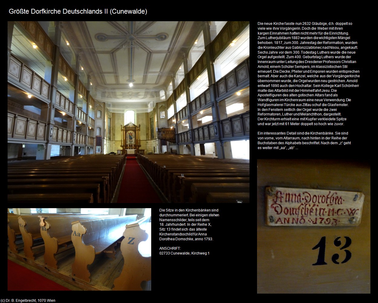 Größte Dorfkirche Deutschlands II (Cunewalde) in Kulturatlas-SACHSEN