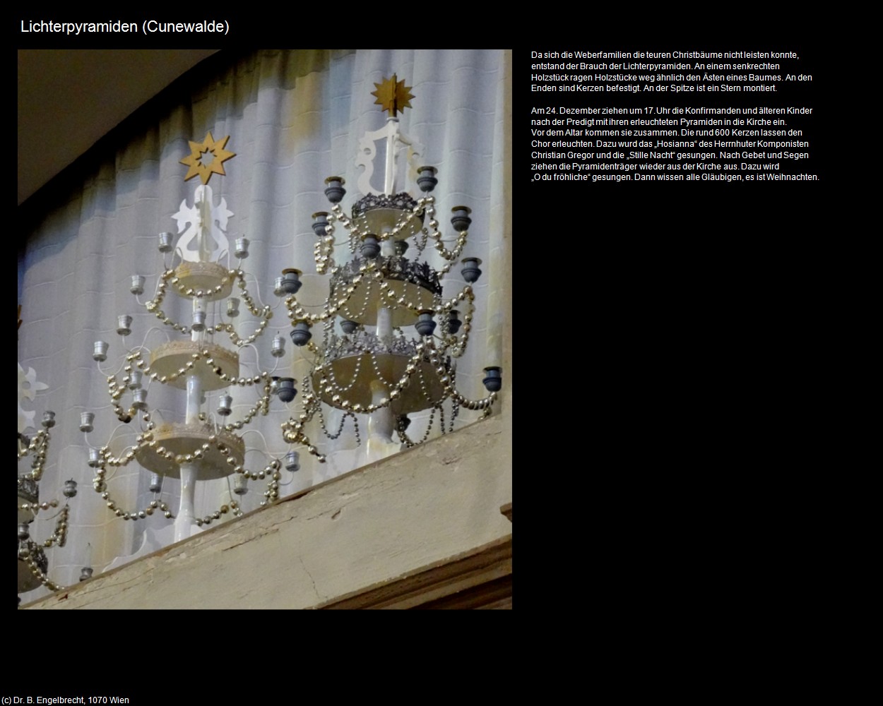 Lichterpyramiden (Cunewalde) in Kulturatlas-SACHSEN