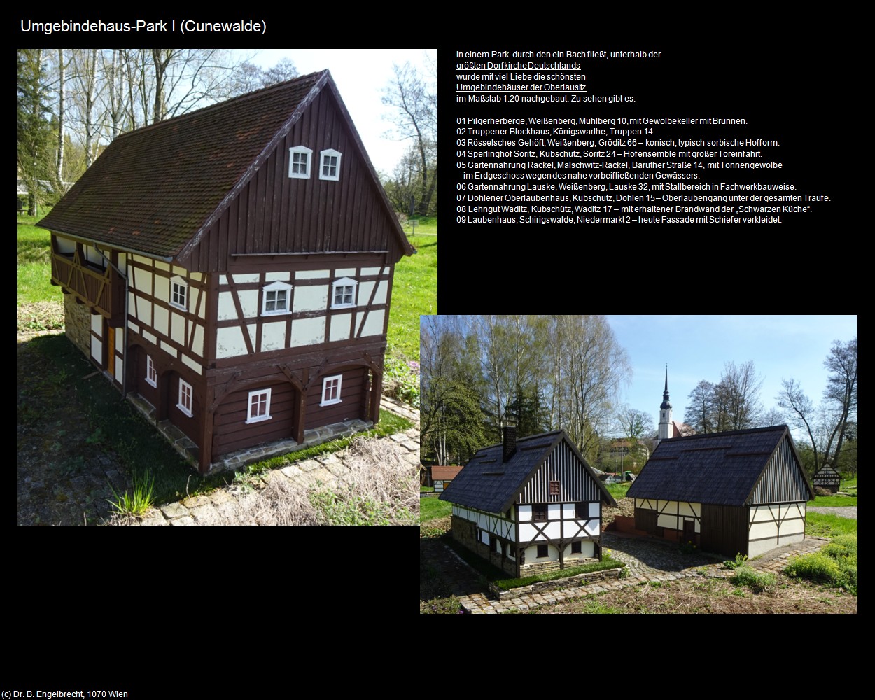 Umgebindehaus-Park I (Cunewalde) in Kulturatlas-SACHSEN(c)B.Engelbrecht