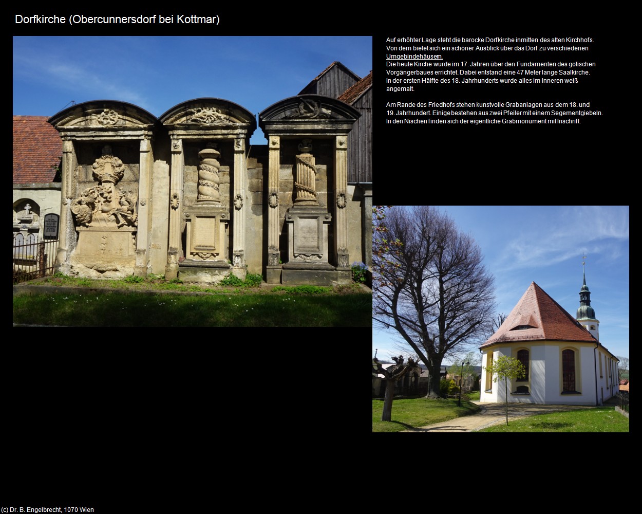 Dorfkirche (Obercunnersdorf) (Kottmar) in Kulturatlas-SACHSEN(c)B.Engelbrecht