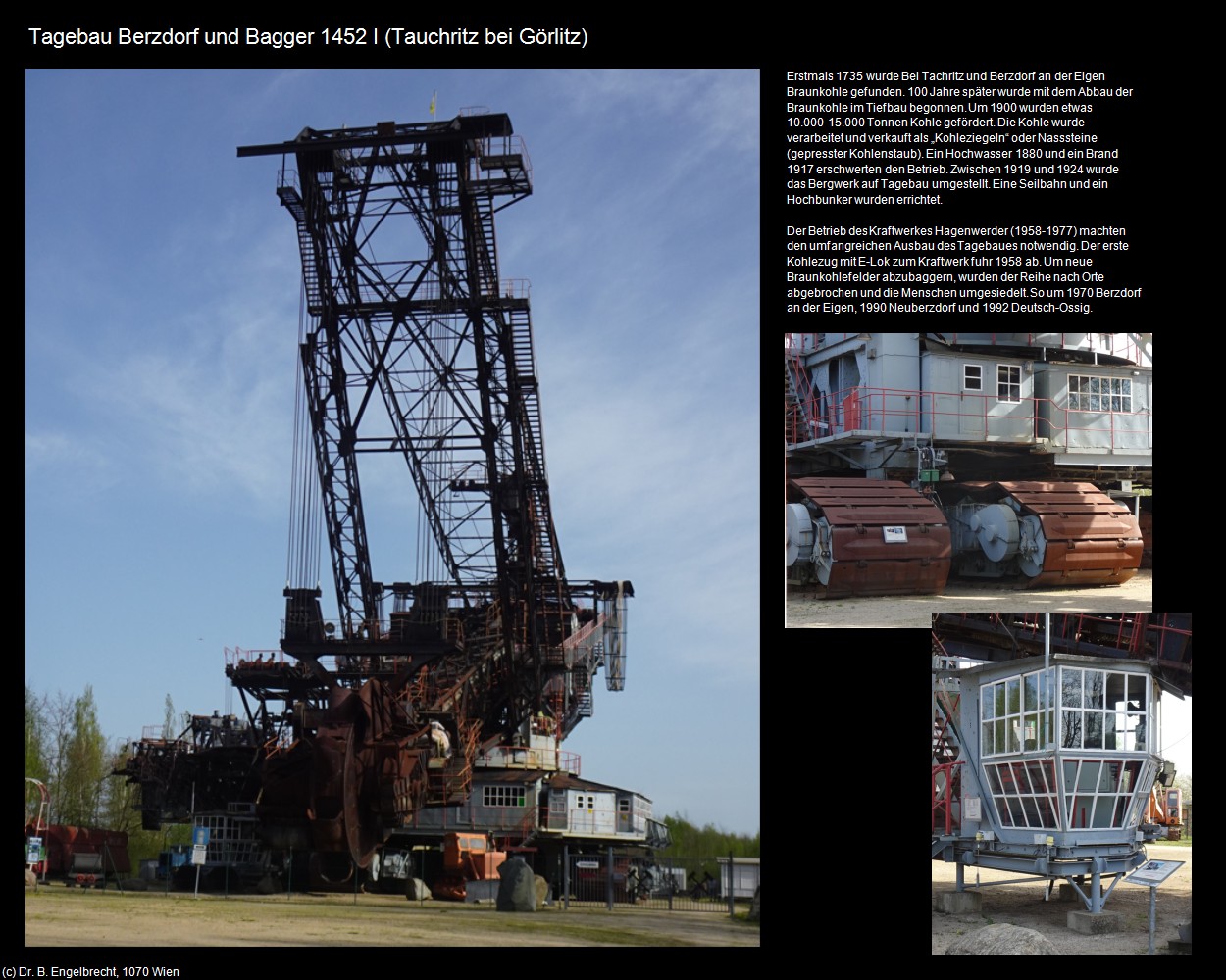 Tagebau Berzdorf und Bagger 1452 I (Tauchritz) (Görlitz) in Kulturatlas-SACHSEN
