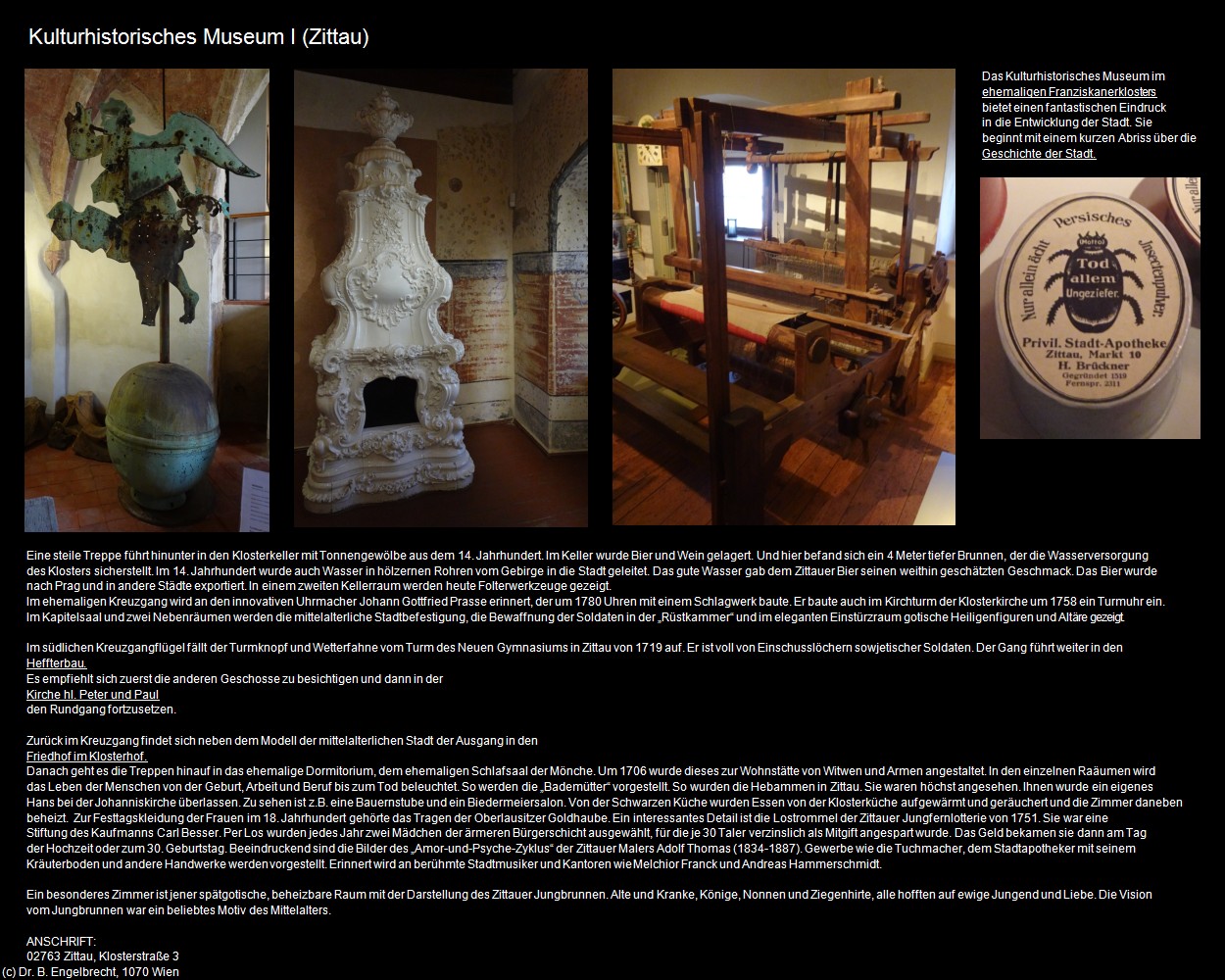 Kulturhistorisches Museum (Zittau) in Kulturatlas-SACHSEN(c)B.Engelbrecht